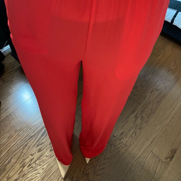 BCBG red jumpsuit - Picture 3 of 5